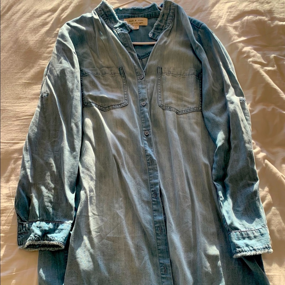 Cloth and Stone Jean dress. Size M. Worn once